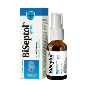 BiSeptol cu Echinacea si Albastru de Metilen spray, 20 ml, Dacia Plant