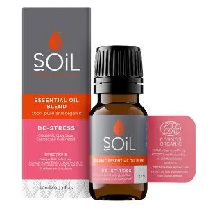 SOiL ANTISTRES - Amestec Uleiuri Esentiale 100% Organic ECOCERT, 10 ml, Innovoris Labs  